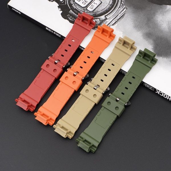 Ремінець для Casio G-Shock DW-5600/6900/G-5600/GW-M5610 Red Black 1051-0832 фото