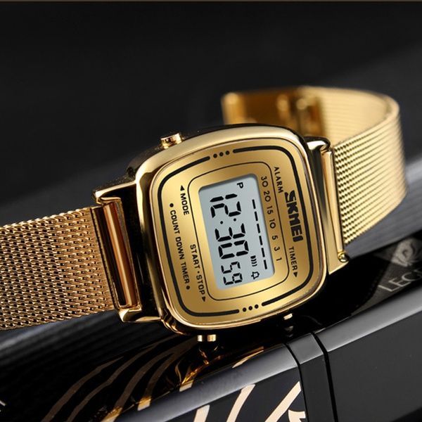Skmei 1901MHGD Gold Mesh 1080-1419 фото