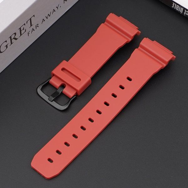 Ремінець для Casio G-Shock DW-5600/6900/G-5600/GW-M5610 Red Black 1051-0832 фото