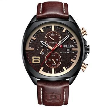 Curren 8324 Brown-Black-Gold 1008-0205 фото