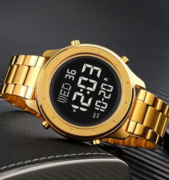 Skmei 1864SGDBK Gold-Black Steel SALE 1080-1174 фото