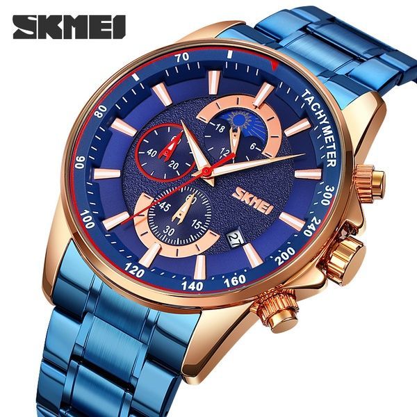 Skmei 9250RGBU Rose Gold-Blue SALE 1080-1385 фото
