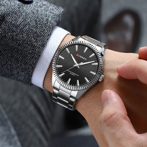 Curren 8425 Silver-Black 1008-0352 фото