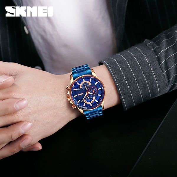 Skmei 9250RGBU Rose Gold-Blue SALE 1080-1385 фото