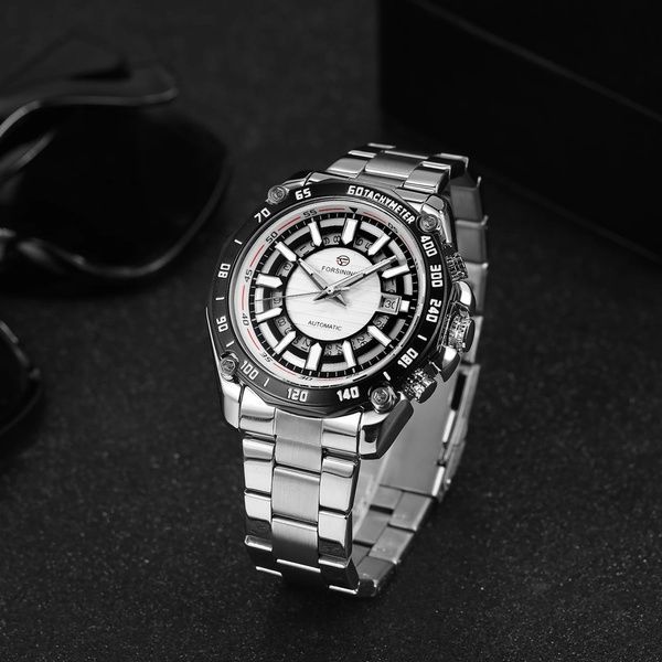 Forsining 8279 Silver-Black-White 1059-0304 фото