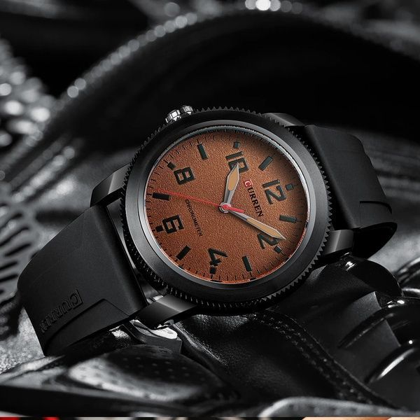 Curren 8454 Black-Brown 1008-0408 фото