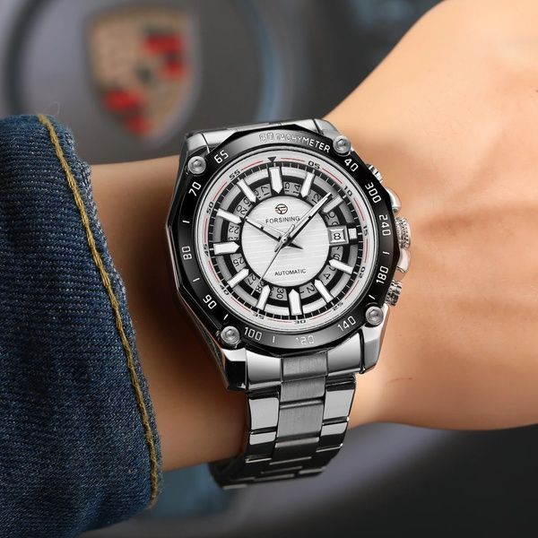 Forsining 8279 Silver-Black-White 1059-0304 фото