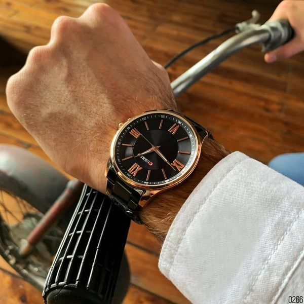 Curren 8383 Black-Gold 1008-0266 фото
