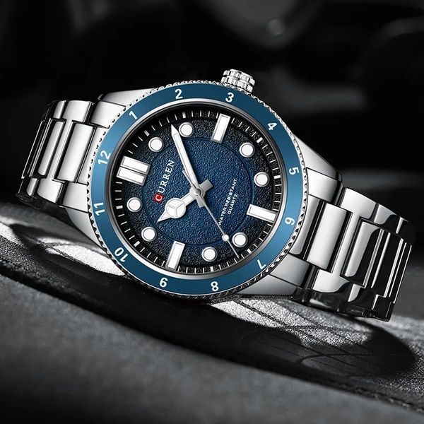Curren 8450 Silver-Blue 1008-0444 фото