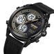 Skmei 1975LBKWT Black-White Leather. 1080-2007 фото 2