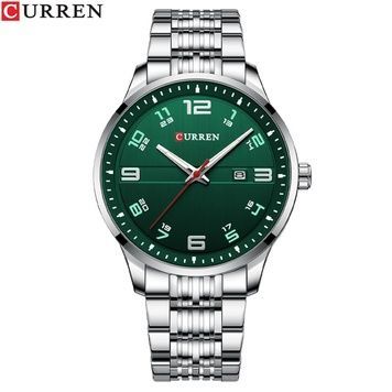 Curren 8411 Silver-Green 1008-0354 фото