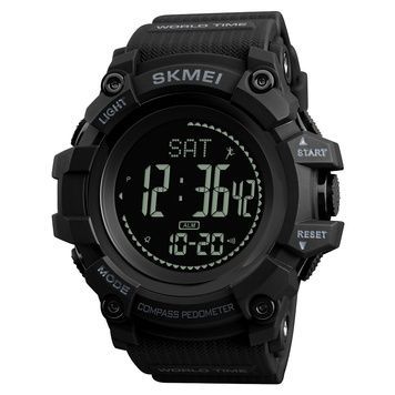 Skmei 1356BK Black + Compass 1080-0838 фото