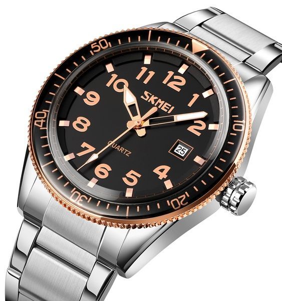 Skmei 9232SRGBK Rose Gold-Black 1080-2348 фото