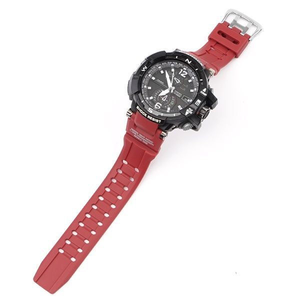 Ремінець для Casio G-Shock GW-A1000/GW-4000/GA-1000 Red Silver 1051-1117 фото