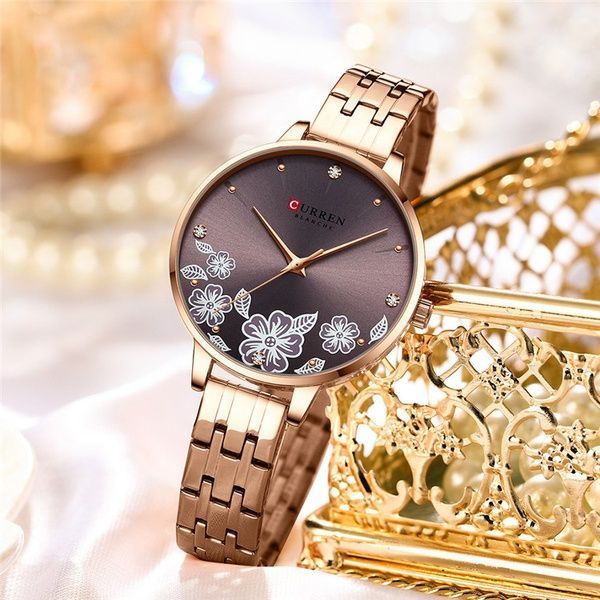 Curren C9068L Gold Cofee 1008-0461 фото