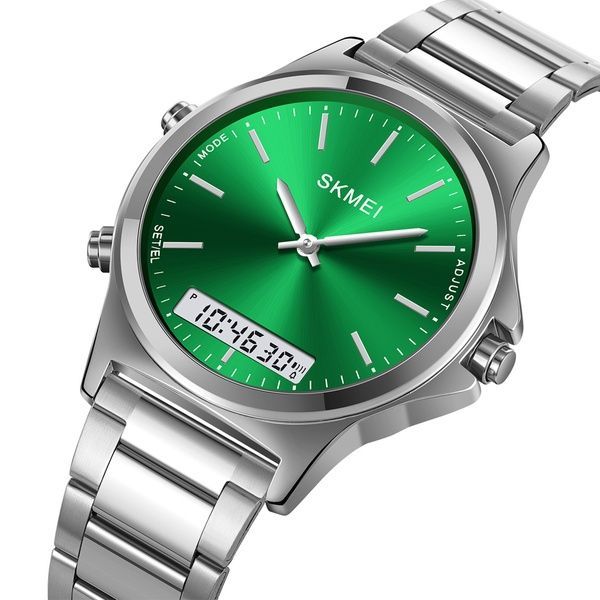 Skmei 2120SIGN Silver-Green 1080-2244 фото