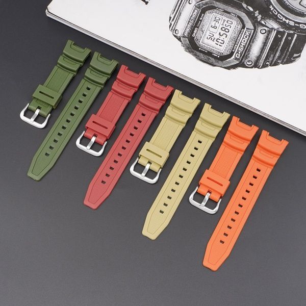 Ремінець для Casio SGW-100 Army Green SI 1051-1050 фото