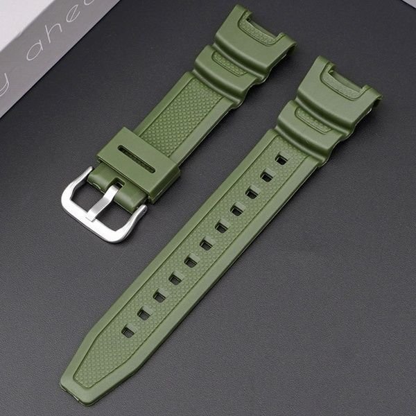 Ремінець для Casio SGW-100 Army Green SI 1051-1050 фото