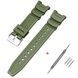 Ремінець для Casio SGW-100 Army Green SI 1051-1050 фото