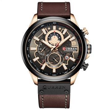 Curren 8380 Black-Cuprum-Dark Brown 1008-0228 фото