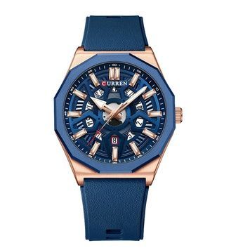 Curren 8437 Gold-Blue 1008-0413 фото