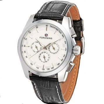 Forsining 6625 Silver-White Leather 1059-0167 фото