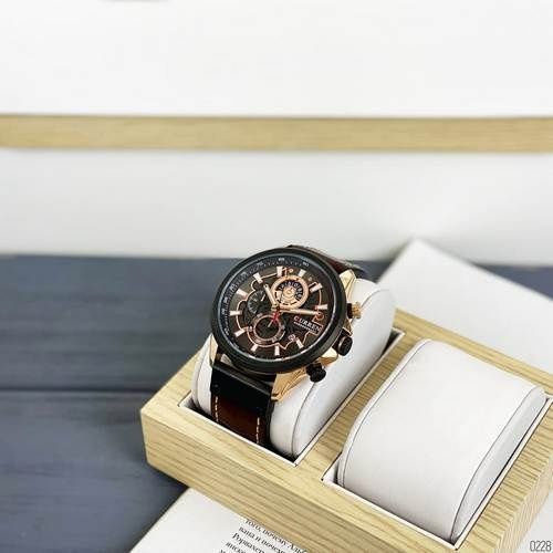 Curren 8380 Black-Cuprum-Dark Brown 1008-0228 фото