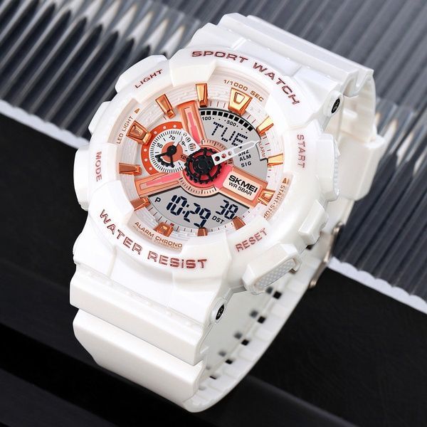 Skmei 1834WT White-Gold 1080-0988 фото