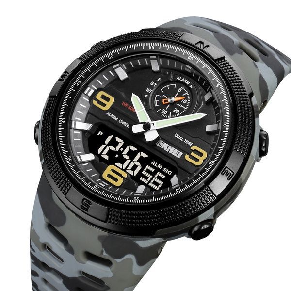 Skmei 1655CMGYBK Camo Grey-Black 1080-2298 фото