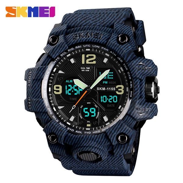 Skmei 1155BDMBK denim black 1080-0909 фото