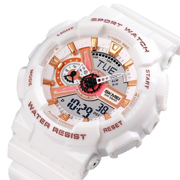 Skmei 1834WT White-Gold 1080-0988 фото