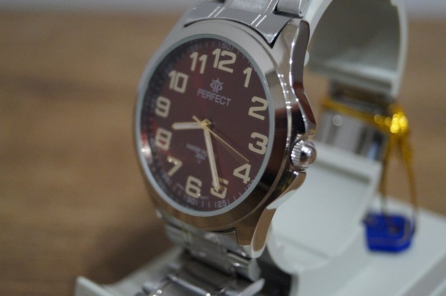 Годинник наручний чоловічий Perfect на сталевому браслеті арт. PF0203 PF0203 фото