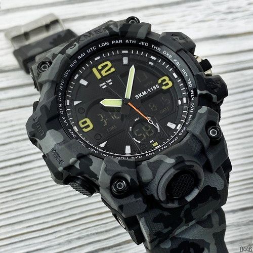 Skmei 1155B Military Gray 1080-0446 фото