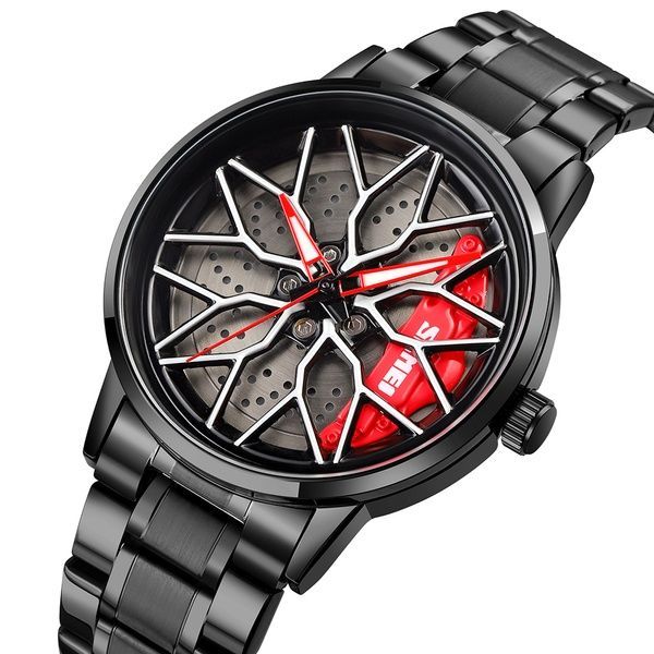 Skmei 1990D Black Red-Silver 1080-1642 фото