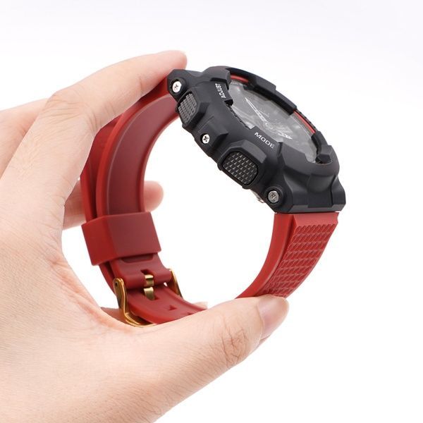 Ремінець для Casio G-Shock GA-100/110 Red BK 1051-1099 фото