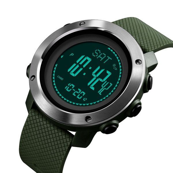 Skmei 1418AG Army Green + Compass 1080-0840 фото