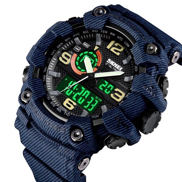 Skmei 1520DMBU denim blue 1080-0913 фото