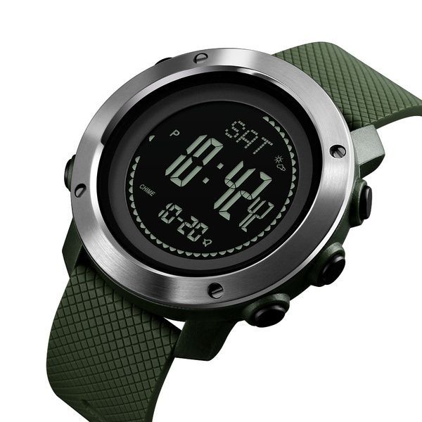 Skmei 1418AG Army Green + Compass 1080-0840 фото