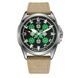 Awarder Embroidery Silver-Green Khaki Battery 10ATM 1202-0027 фото 1