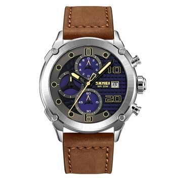 Skmei 2051SIBN Silver-Brown 1080-2071 фото