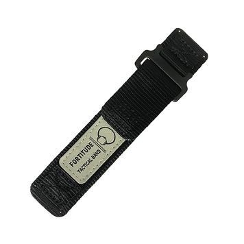 Ремінець для годинника Nylon Black 20 мм 1051-1234 фото