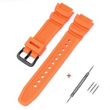 Ремінець для Casio G-Shock AE-1000/1200 Orange BK 1051-0883 фото