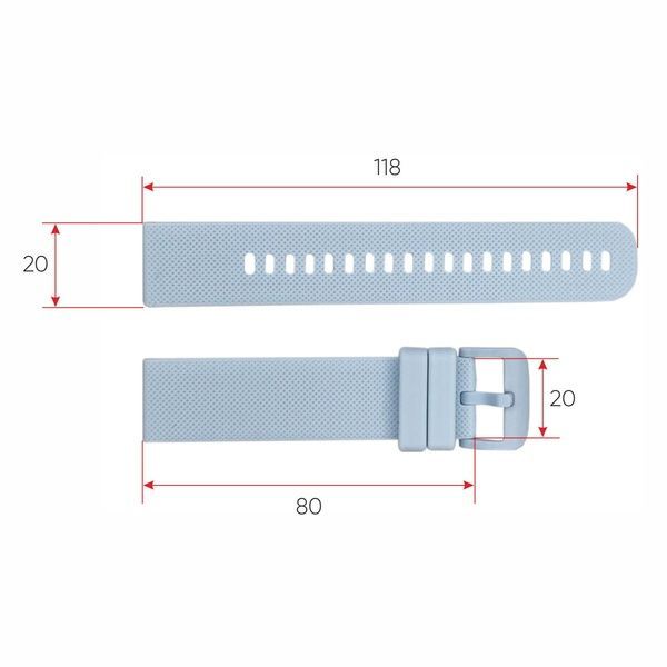 Ремінець для смарт годинника K26H Blue 1051-0696 фото