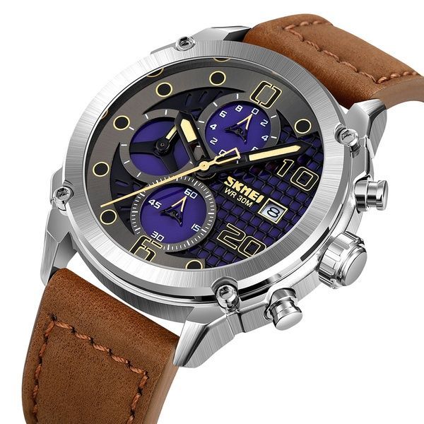 Skmei 2051SIBN Silver-Brown 1080-2071 фото