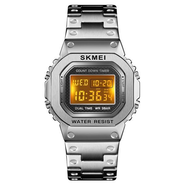 Skmei 1456SI Silver 1080-2388 фото