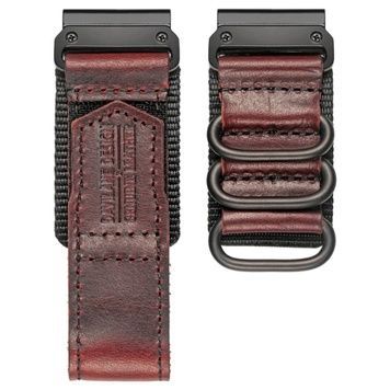 Ремінець для годинника Hemsut HGA137 Mens leather Garmin Brown 22 mm 1051-1286 фото