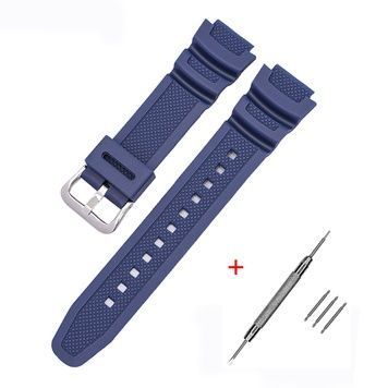 Ремінець для Casio G-Shock AE-1000/1200 Dark Blue SI 1051-0868 фото