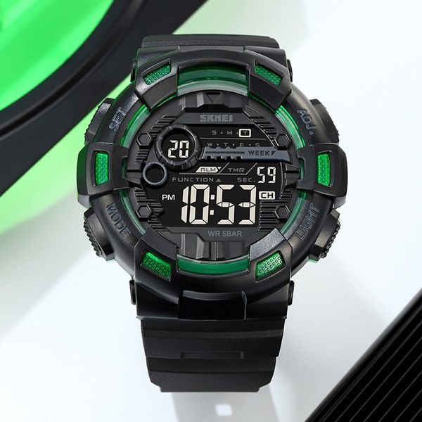Skmei 2110BKGN Black-Green SALE 1080-2102 фото