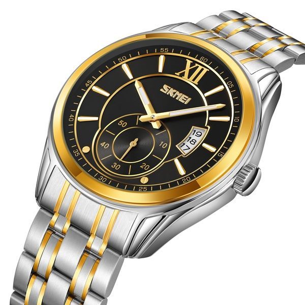 Skmei 9319TGDBK Silver-Gold-Black 1080-2761 фото
