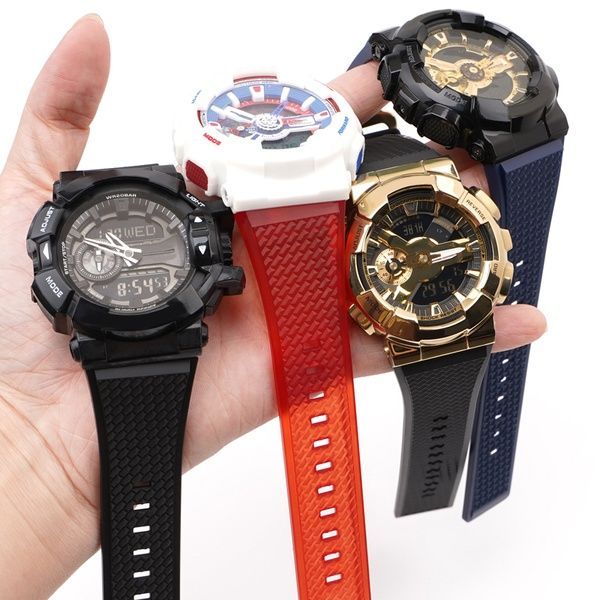 Ремінець для Casio G-Shock GA-100/110/120/200/400/700/710/800, GD-100/110/120, GAW-100G, GAL-100, LX 1051-1087 фото